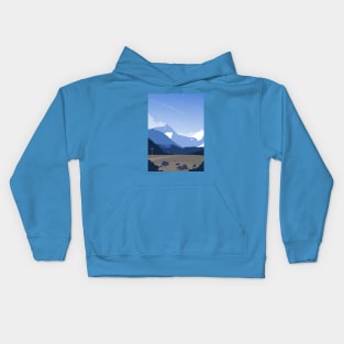 Himalaya Landscape Kids Hoodie